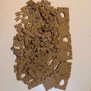 Interlocking Wooden Building Playset